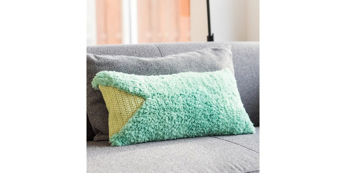 Mint green hotsell fluffy pillows